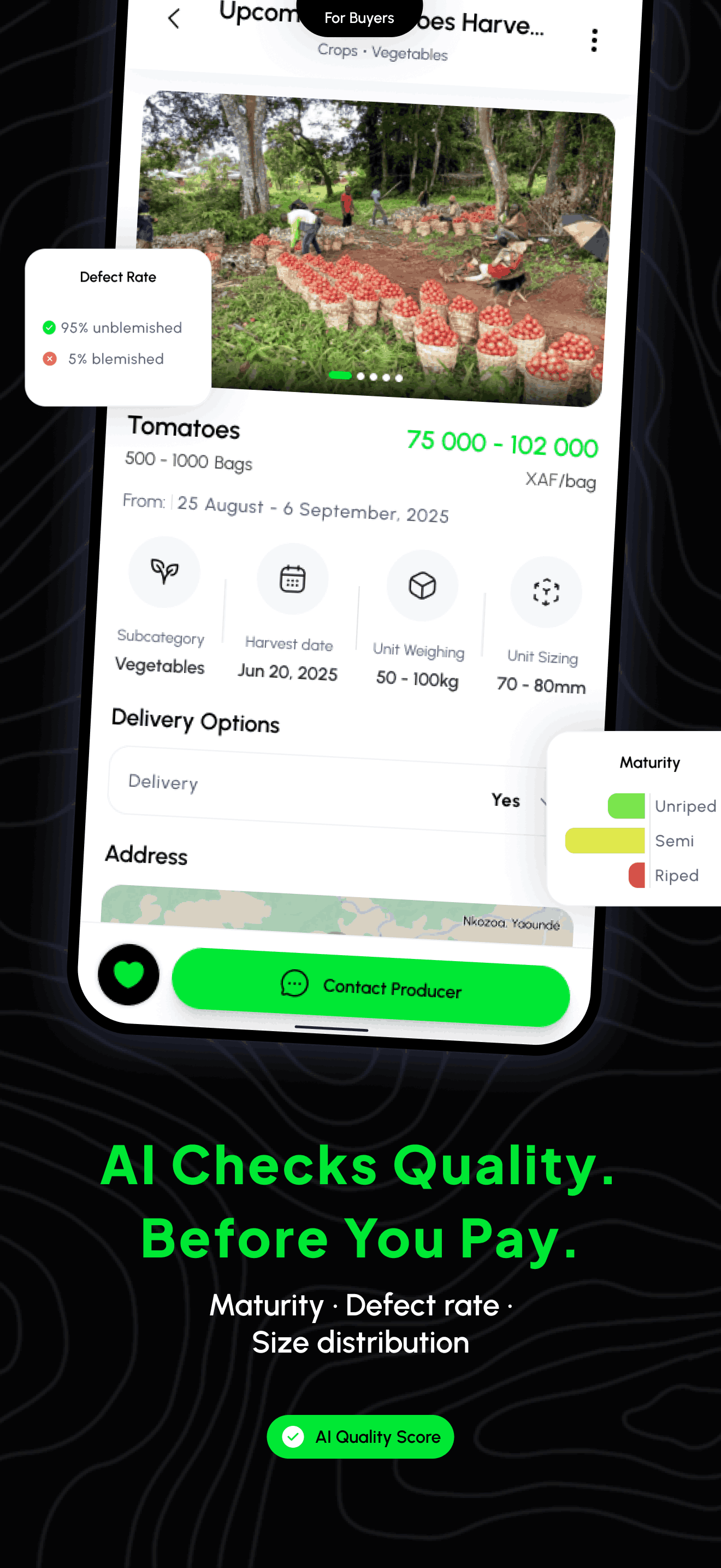 Farms to Market - AI Quality Verification